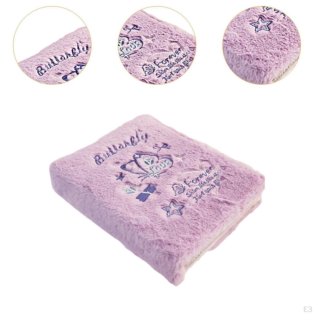 Butterfly Plush Photocard Binder Card Collect Book Creative Cute, Photo Album for Anniversary