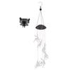 LED Solar Deer Wind Chimes Hanging Solar Powered Wind Chimes Light Garden Christmas Decoration