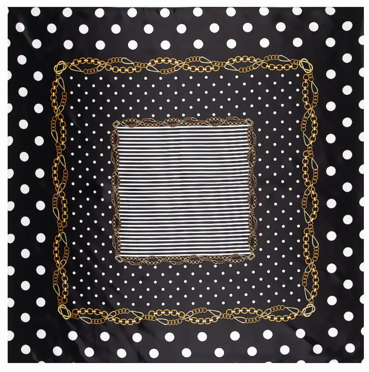 90*90cm Luxury Brand Women Silk Scarfs Van Gogh Painting Square Scarves Spring Summer Shawls For Ladies