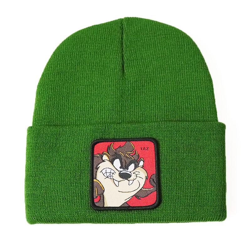 Animal Whirlwind Dog Tez TAZ Knitted hat, woolen hat, hip-hop ski pullover hat