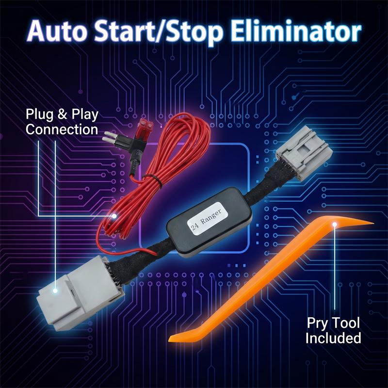 For Ford Ranger Everest 2023-2026 Auto Stop Start Engine System Device Button Control Sensor Plug Stop Cancel Cable