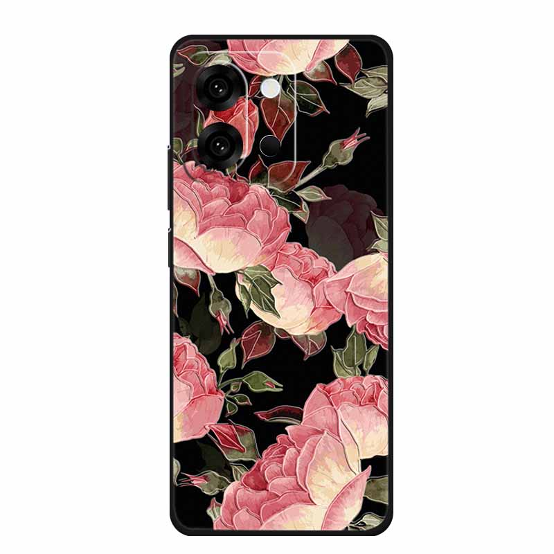 3D Тисненый Чехол Для OnePlus 13T 2025 Чехол Для Телефона 13 T Coque Цветы Силиконовый Мягкий Задний Чехол Для OnePlus 13s 2025 Чехол 13 s Funda