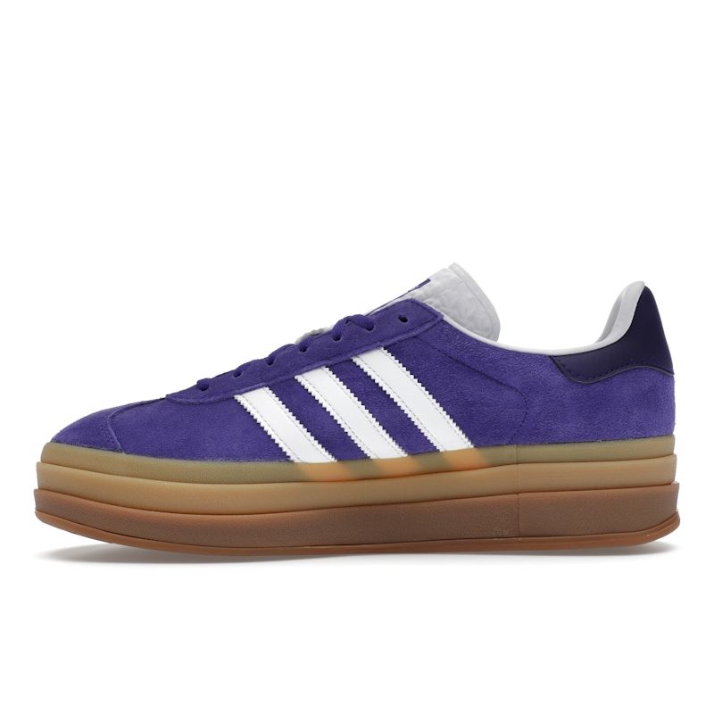 Adidas Gazelle Bold Energy Ink Gum Women Sneakers Blue Cloud-White Collegiate-Purple IE0419