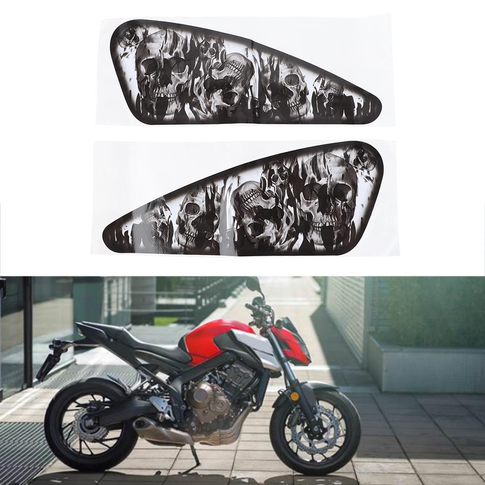 2 шт. Наклейки для мотоциклов 3D красочные струйные декоративные наклейки водонепроницаемые без пыли
