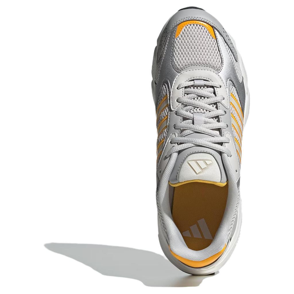 adidas Crazychaos 2000 Удобные Нескользящие Прочные Повседневные Кроссовки с Низким Верхом Унисекс Серебристо-Желтые JP5661
