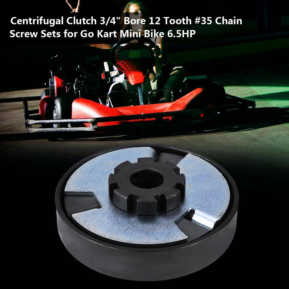 Центробежный 3/4-дюймовый центробежный 3/4-дюймовый 12-зубчатый #35 набор винтов цепи для картинга 6.5HP PBH540687