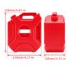 3L Oil Gas Container Anti-static Jerry Can Fuel Tank Red For Touring Adventure
