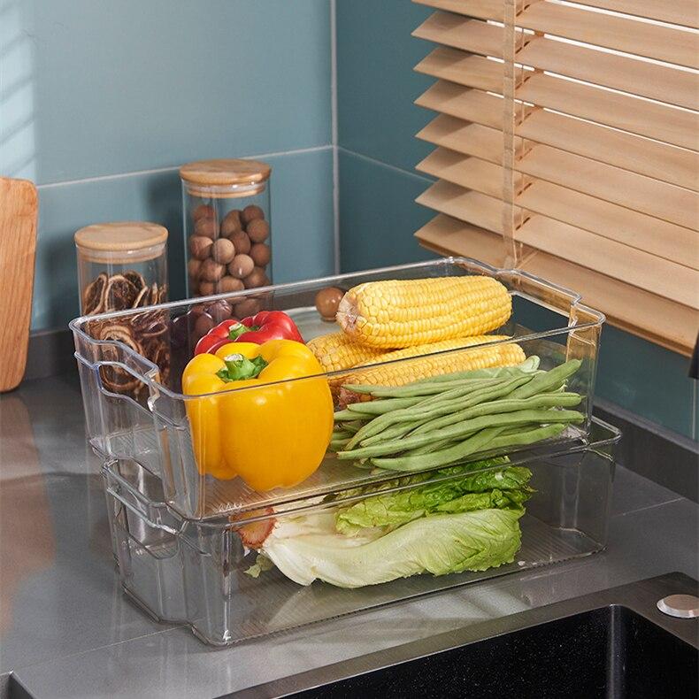 Кухонные контейнеры для хранения, холодильник-органайзер, ящик для фруктов, ящик для холодильника, контейнер для хранения холодильника, контейнеры