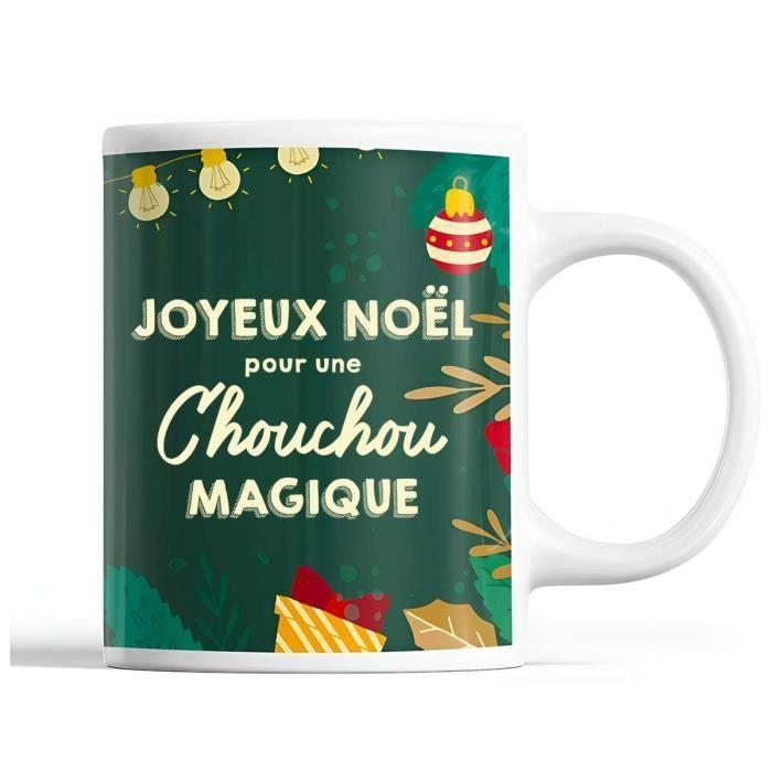 Mug - Noël Chouchou femme - Vert - 325 ml - Résistant lave-vaisselle et micro-onde