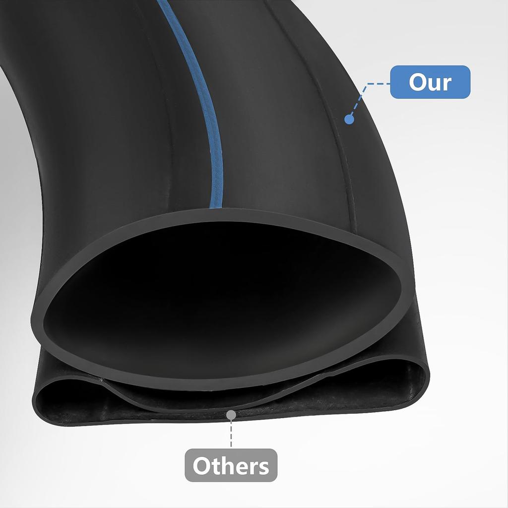 PaoWin Two Thick TR13 Hand Cart Suitable for Lawn Hand and 13x5.00-6 Tubes, Wall, Valve, 13x5.0-6 (5.0/4.0-6) Tubes, Mowers, Carts, Tillers, P-054