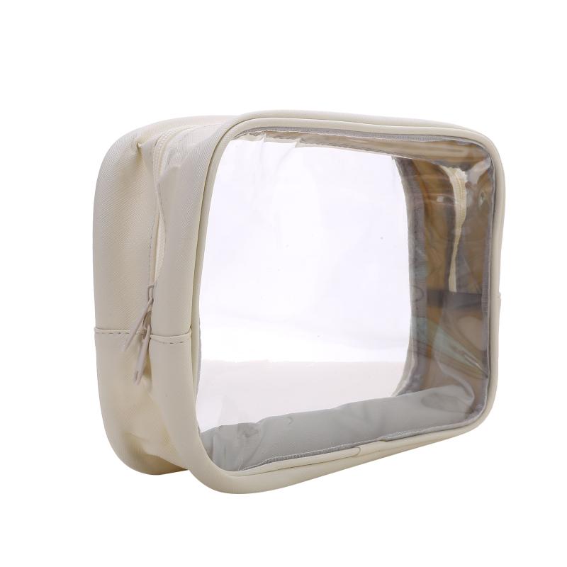 Прозрачная косметичка из ПВХ для женщин, водонепроницаемая прозрачная косметичка, косметичка, органайзер для макияжа, сумка для хранения туалетных принадлежностей для ванны