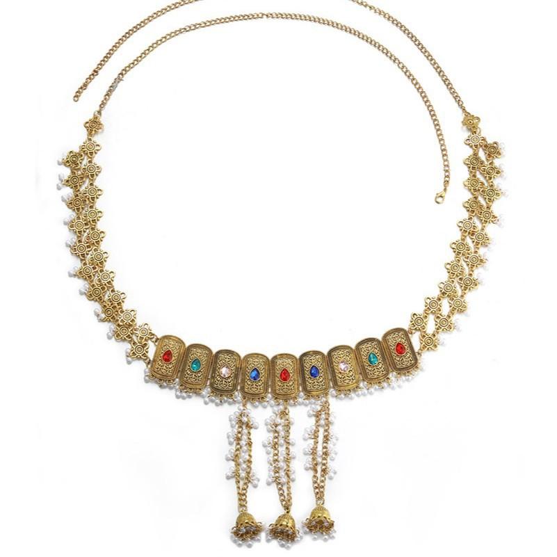 Bohemian Waist Chain Women Vintage Tassel Body Chain Ethnic Style Belt Jewelry
