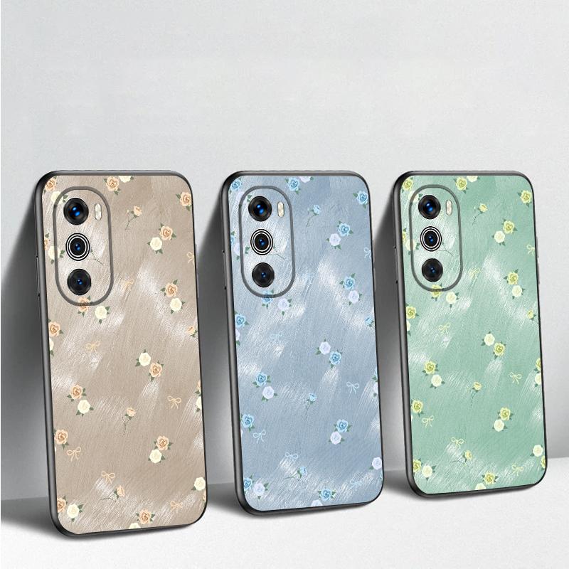 Gradient Yellow Rose For Motorola Moto G04 05 14 15 24 34 35 54 55 75 84 85 Edge 40 50 Fusion 60 Fusion TPU soft phone case