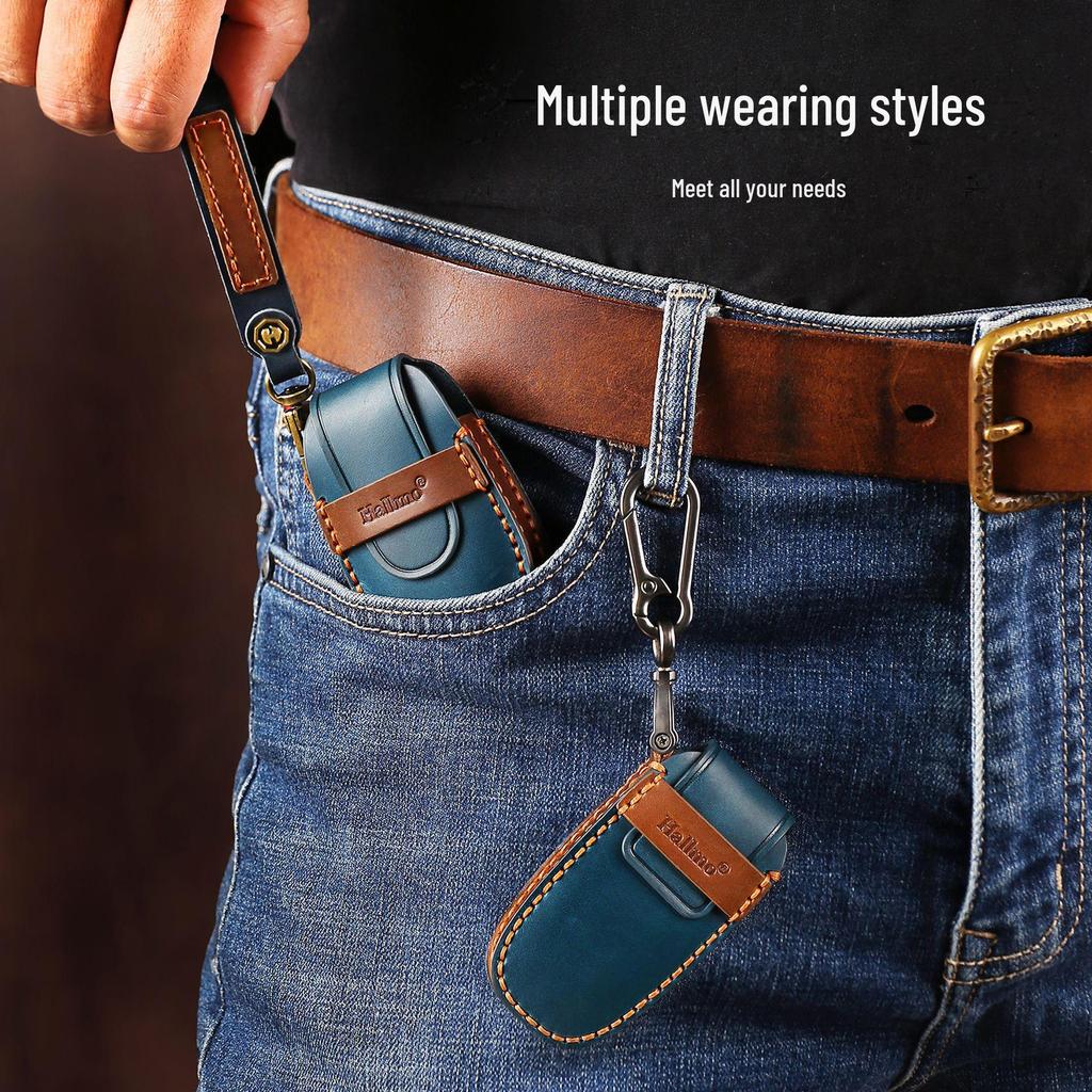 Кожаный чехол для ключа Toyota Sienna, Tundra, Vellfire и Alphard с пряжкой