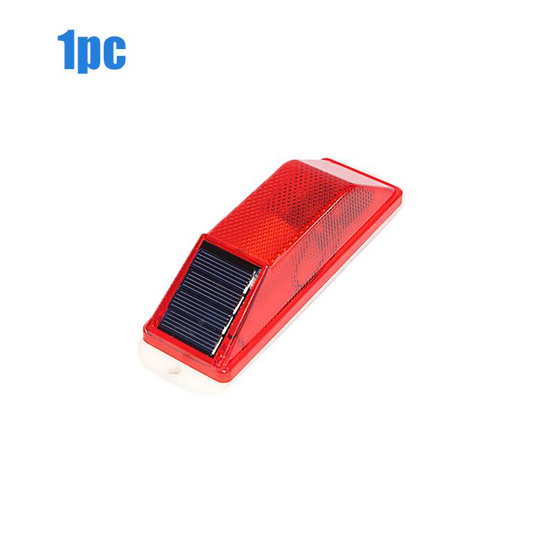 2 шт. Солнечный стробоскопический сигнальный фонарь светодиодная лампа перезаряжаемая ночная безопасность вождения Солнечный стробоскопический мигающий фонарь светодиодный чип автомобильные аксессуары