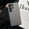 Qianliyao Серая матовая кожаная противоударная чехол-накладка для Samsung Galaxy S25 S24 S23 S22 Ultra Мягкая задняя крышка