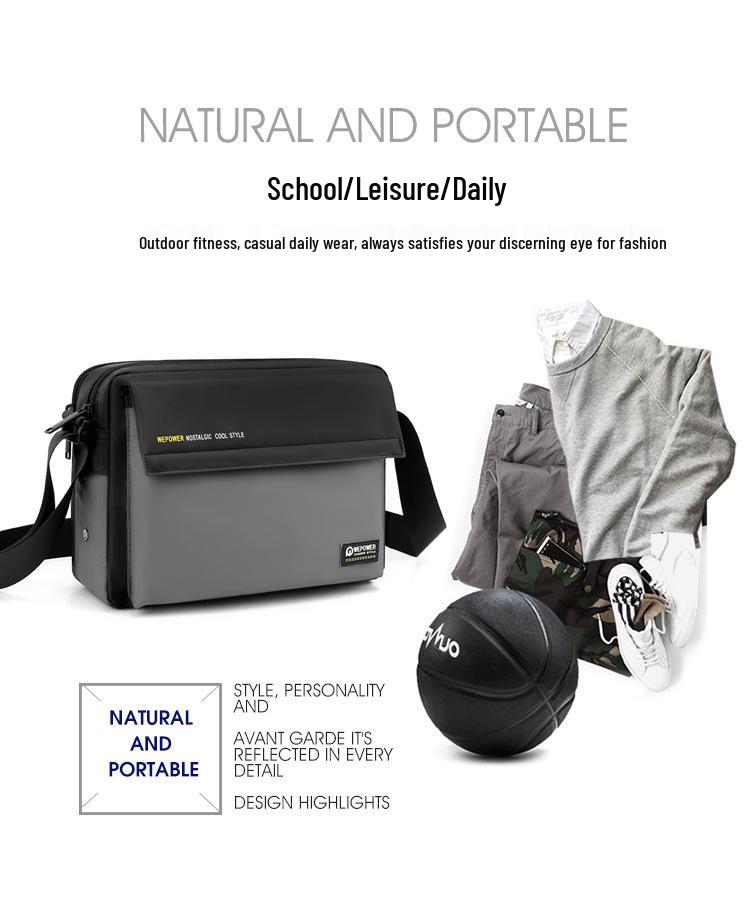 Новая мужская легкая повседневная модная сумка кроссбоди через плечо для путешествий и активного отдыха