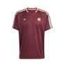 adidas Модная повседневная дышащая удобная футболка с коротким рукавом в полоску JF0595