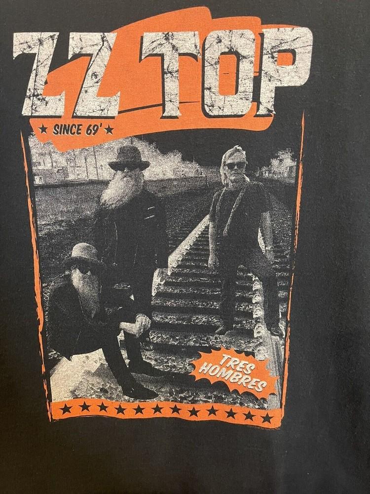 ZZ Top Классическая Рок-группа Лицензированная Концертный Тур ЧЕРНЫЙ s-4xl CG224 Унисекс Футболка