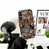Модный чехол для телефона с леопардовым принтом для Samsung Galaxy A73, A72, A71, A70, A53, A52, A51, Мягкий силиконовый черный чехол