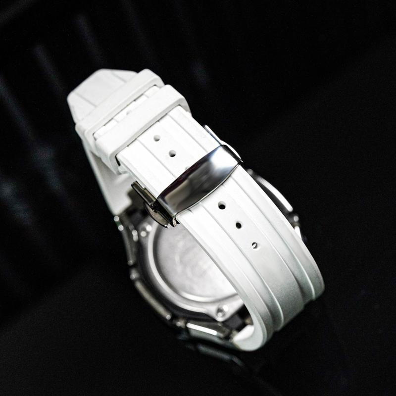 Casio Часы с кварцевым механизмом из специальной коллекции, унисекс, с розовым циферблатом, GA-2100-1A1(Watch8--)