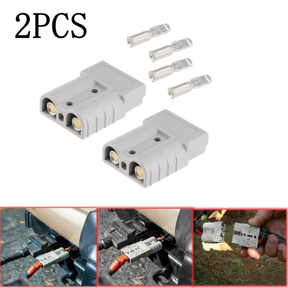 Simplified Assembly Battery Terminal Connector 50 Amp 600V 2Pcs Set