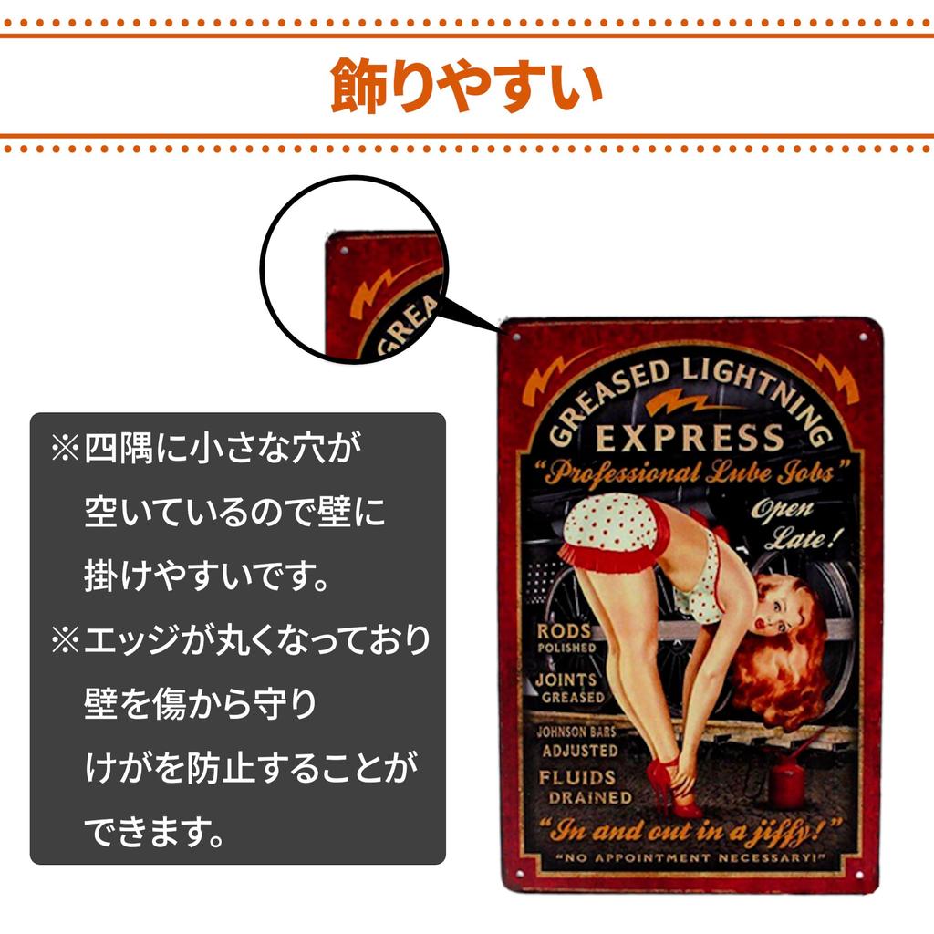 Lezalic Жестяная табличка Номерной знак Гараж Американский Ретро Декор стен интерьера Античный Винтажный стиль (Гараж)