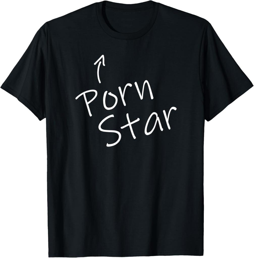 Porn Star Easy Halloween Costume Funny Adult Humor Party T-Shirt