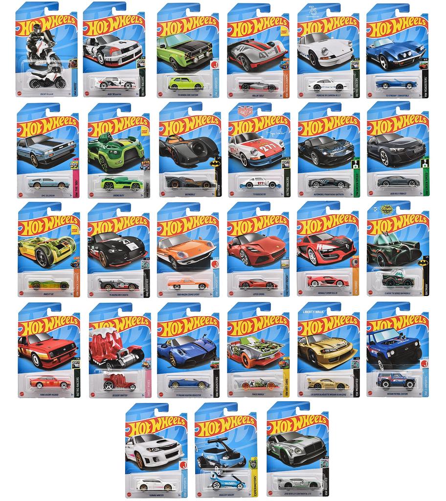 Hot Wheels Basic Car Assortment мини-машины, проданные в годах и [36 коробок] [3 вверх] 98KF-C4982