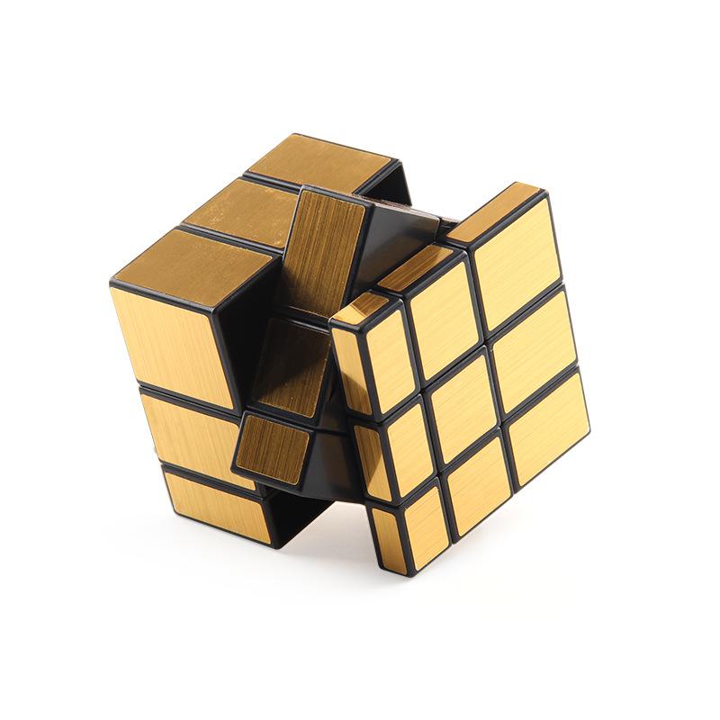 P168-11 Third-Order Rubik'S Cube Smooth Rotation 5.7Cm Special-Shaped Mirror Rubik'S Cube Children'S Science And Education Puzzle Rubik'S Cube Toy
