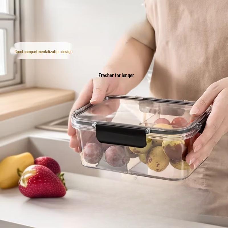 Прозрачные контейнеры для хранения продуктов Cmaos с 3 отделениями