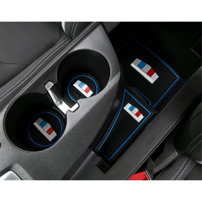 Противоскользящий коврик для ворот и чашек для Chevrolet Camaro 2017 2018 2022, резиновые прокладки с дверными пазами, салон автомобиля