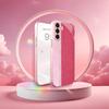 Мягкий розовый градиентный Чехол для телефона для Samsung Galaxy S26 S25 S24 S23 S22 FE Ultra Plus Встроенное стекло ощущение голого корпуса Мужчины женщины