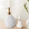 Shell Shape Ceramic Starfish Lotion Bottle Shampoo Moisture Bottling  Bathroom Accessories
