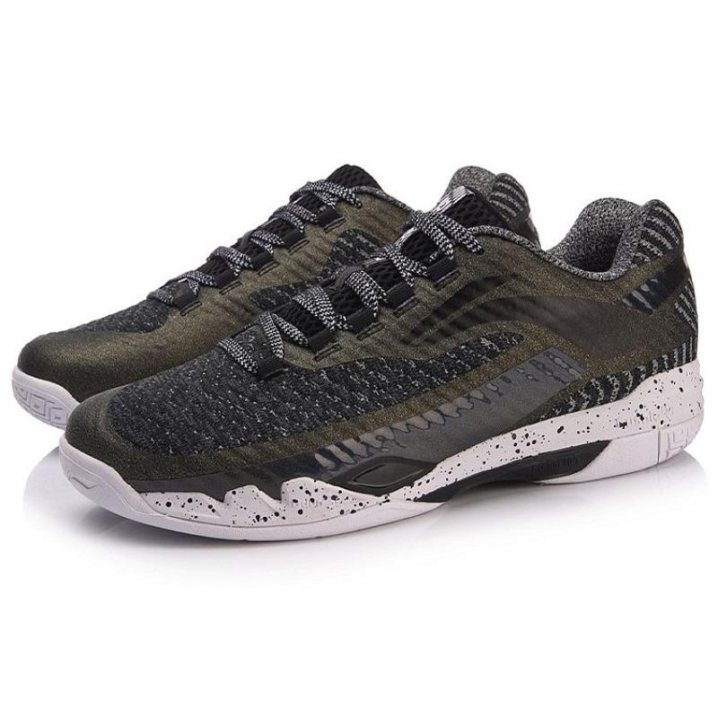 Кроссовки Li Ning Pioneer Shock Absorbation Rebound Low Top унисекс кроссовки черные зеленые AYAN011-2