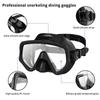 Professional Large Frame Soft Silicone Diving Mask Snorkel Set For Men Women Diving Snorkeling Gear