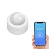 Датчик движения ZigBee, сигнализация, умный индукционный PIR-датчик человеческого тела, 16,4 фута, диапазон обнаружения 120 градусов
