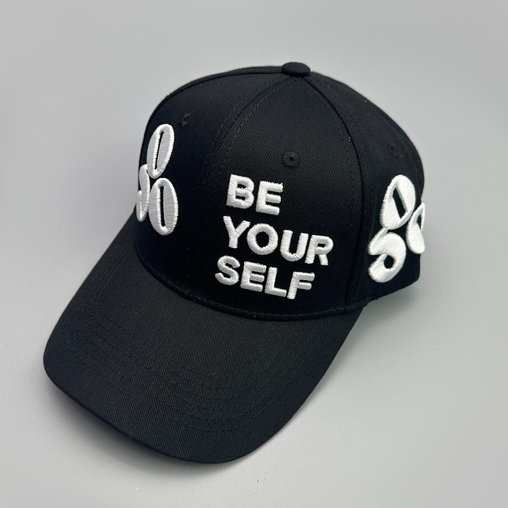 High Quality 100% Cotton 6-Panel Two-Color Vintage Sporty Baseball Cap 3D Embroidery European American Adjustable Unisex Four