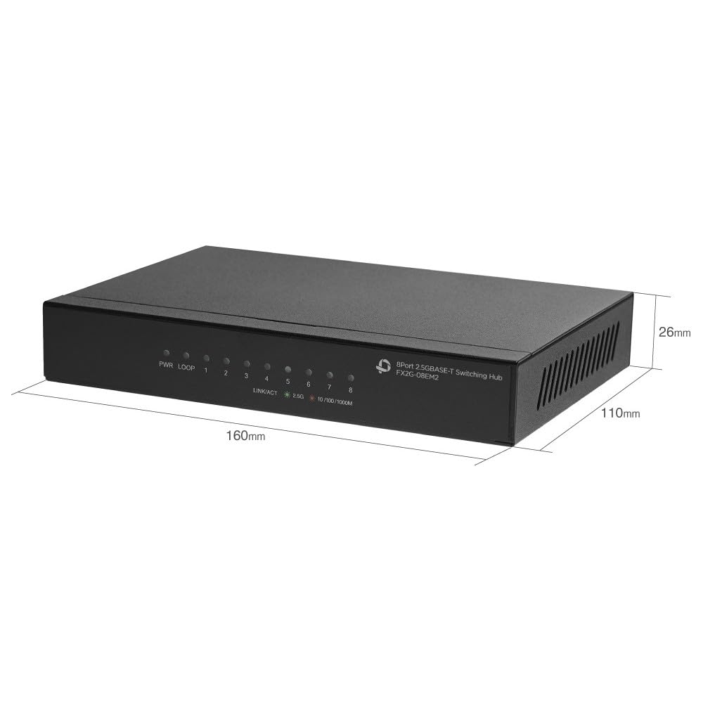 Коммутационный концентратор Planex 8-портовый 2.5GBASE-T FX2G-08EM2