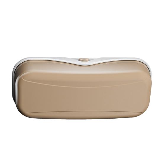 Car Sunglasses Holder Visor Clip Hard Shell Glasses Storage Box Auto Eyeglasses Organizer Sun Visor Sunglasses Case Easy Install Car Glasses Bracket