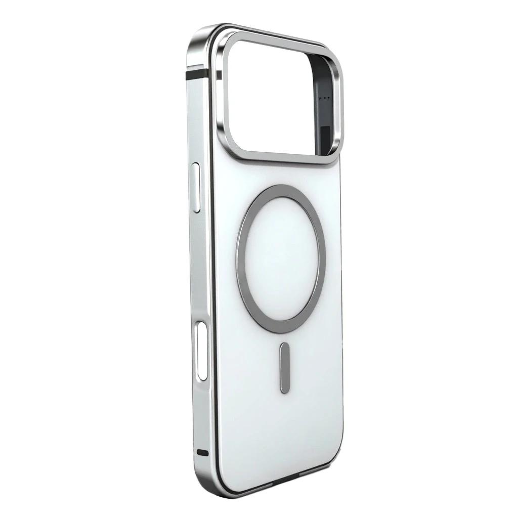 Магнитный оригинальный чехол Magsafe для телефона, Для iPhone 17 Pro Max 17Pro 16 15 Pro Max, Высококачественный металлический каркас, Защитный чехол от падения