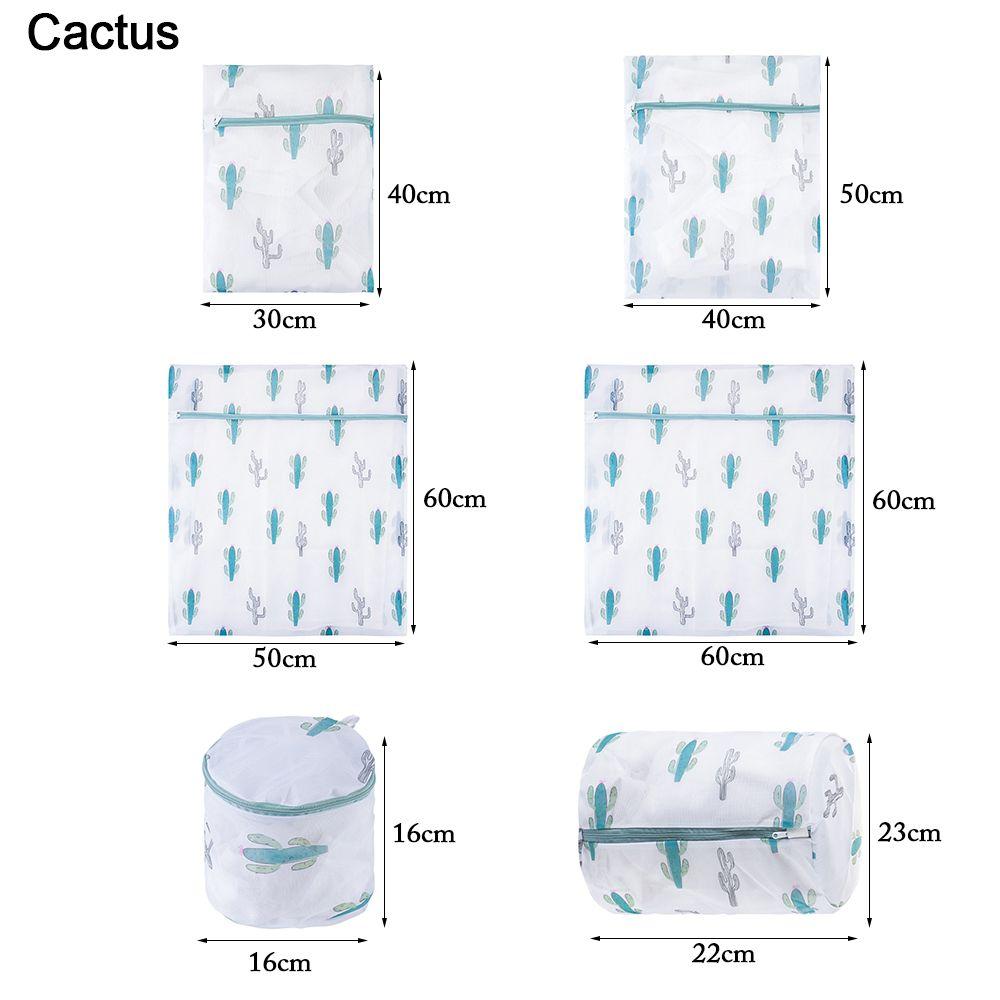 Носок Принт Ананасовый Кактус Чехол для стиральной машины Мешок для стирки Уход за нижним бельем Сумки для хранения бюстгальтеров