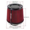 Universal Air Intake Filter Sport Power Mesh Cone Air Filter High Flow Filter  Engine Pipe