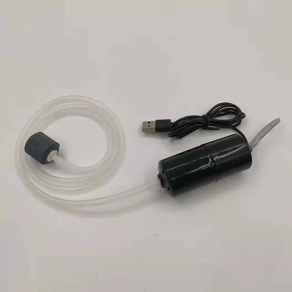 Аквариумный кислородный воздушный насос USB, небольшой оксигенатор для аквариума, бесшумный воздушный компрессор, мини-аэратор, портативные аксессуары для аквариума