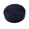 Aluminum High-Precision Horizontal Bubble Level Tool, Round, 2.4 inches (60mm) (Black, Green)
