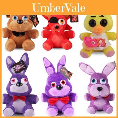 Fnaf Пять Ночей у Фредди Друзья Плюшевая Игрушка Мягкий Подарок 18/25см Желтый Коричневый Фиолетовый Синий Красный Белый