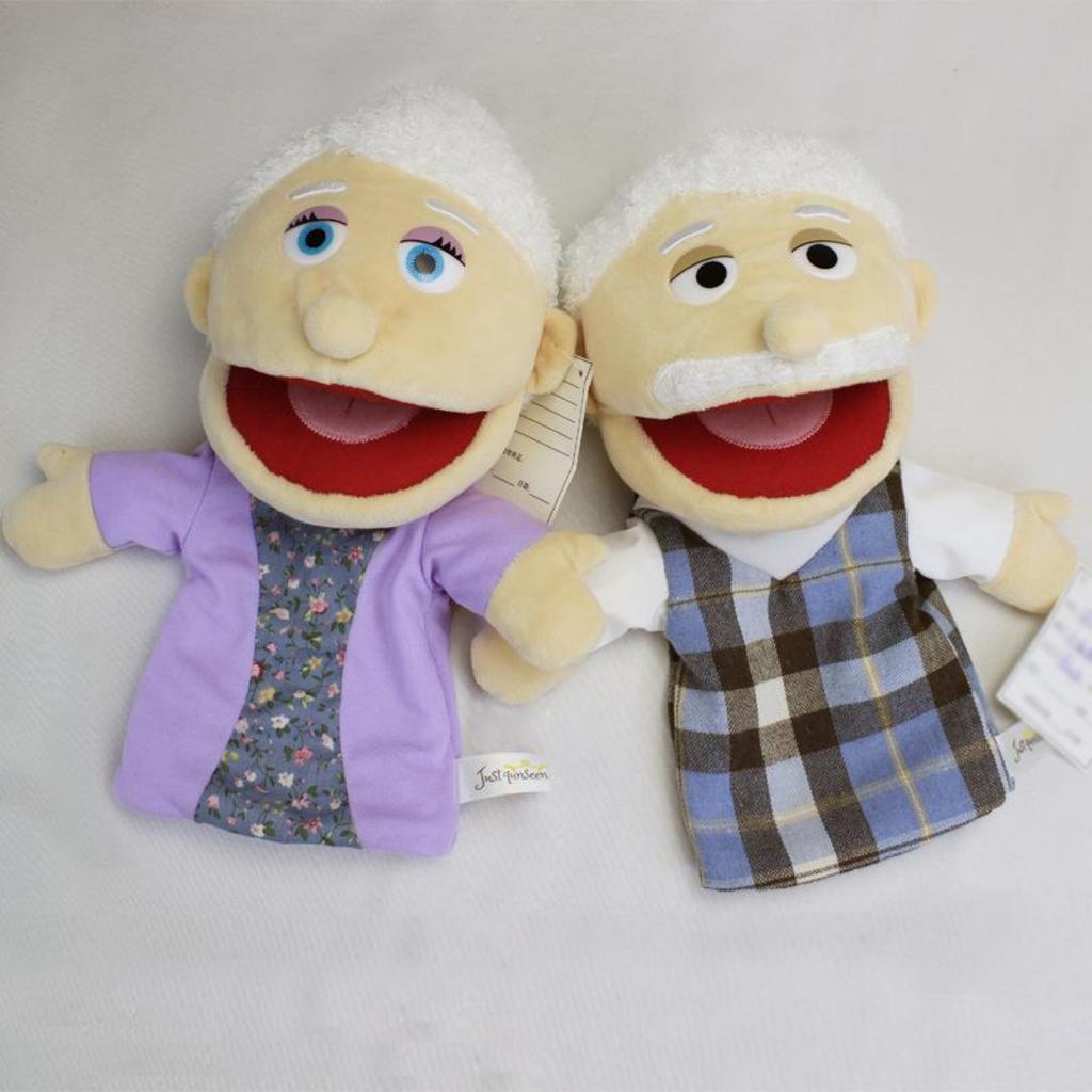 Storytelling Family Hand Puppet Family Role Play Interactive Toys Open Mouth Character Plush Hand Puppet