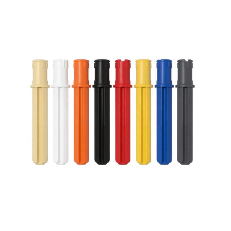 55pcs MOC compatible building blocks 18651 1x3 cross shaft with short pin DIY children's building block parts toy