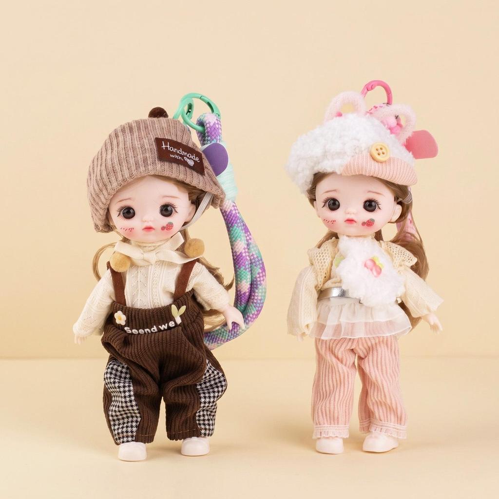 Кукла BJD в стиле колледжа, персиковая, многосуставная, подвижная, подвеска, игрушка