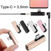 Fast Metal USB C Audio Convertor Headphone Jack AUX Splitter Type-C To 3.5mm Adapter